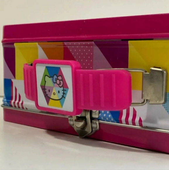 Hello Kitty Metal Lunch Box Tin Box Co - Picture 2 of 6